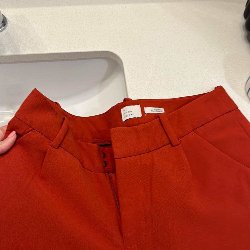 Red colored trouser from target, never worn size 2
